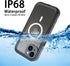 iPhone 13 Magnetic Case - Waterproof Shockproof Compatible with Magsafe Mag Safe Magnet iPhone 13 Waterproof Case Support Wireless Charging with B...