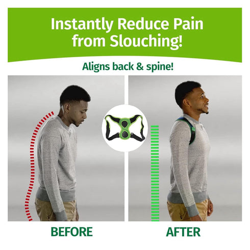 YUYTE Back Posture Correct Brace, 8 Shaped Adjust Straps Hunchback Prevention Back Straightener, Adjustable & Breathable for Bad Posture, Slumping...