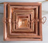 Indian Art Villa Copper Yagya Hawan Kund, Poojan Purpose, Indian Cultural Religious Item (9.1 Inch)...
