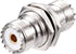 Superbat SO-239 Bulkhead Connector UHF Female Nut Bulkhead Panel Mount Connector, SO239 to SO 239 Adapter for J pole antenna 1/4 Wave antenna etc....
