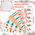 AnyDesign 82Ft Boho Christmas Bulletin Board Borders Xmas Tree Santa Snowman Rainbow Self-Adhesive Trim Border Stickers for Xmas Winter Party Home...