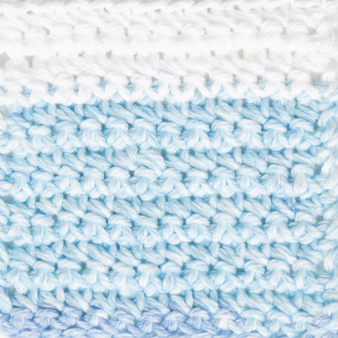 Bernat Handicrafter Cotton Stripes Yarn, 1.5 oz, Gauge 4 Medium Worsted, 100% Cotton, Tie Dye Stripes......