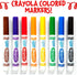 Crayola Washable Markers - Red (12ct), Kids Broad Line Markers, Bulk Markers for Classrooms & Teachers...