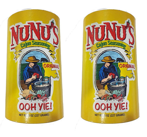 NuNu's Original All Purpose Cajun Seasoning, 8 Ounce Shaker (Pack of 2)...