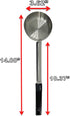 Stainless Steel Portion Control Serving Spoon - Pack of 2 (6 oz. Solid)...