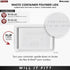 Rev-A-Shelf 50 Qt Under Sink Garbage Can Lid for Base Kitchen and Bathroom Cabinet, Replacement Plastic Trash Bin Lid Only, Silver, RV-50-LID-17-1...