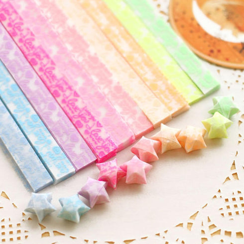 Origami Stars Papers Package DIY Paper, 600 Sheets - 20 Colors (Glows in the Dark)...