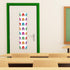 clothmile 2 Pcs Classroom Door Window Cover Rainbow Classroom Door Window Cover 8 X 36 Inches Blackout Lockdown Shades for Glass Doors Window Cove...