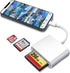 DenicMic SD CF Card Reader Compatible with iPhone 14 13 12 11 X XS/iPad with Lighting Ports SD CF TF Memory Card Reader Adapter Digital Trail Game...