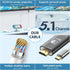 JINGDU 4K@60Hz USB C to HDMI Cable for Nintendo Switch NS/OLED/Steam Deck/ROG Ally, 2m/6.6FT, Portable USB-C to HDMI Cord Replaces The Original Sw...