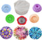 6Pcs Split Cup Flower Pour Cup Silicone Paint Cup Acrylic Pouring Strainers Set for Paint Pouring Capacity Mixing Cups for DIY Pouring Acrylic Pai...
