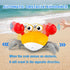 Baby Toys Crawling Crab Tummy Time Toy, Dancing Moving Walking Escape Cute Crab Learning Crawl Boy/Girl Gift, Interactive Development Sensory Toy ...