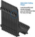 24 Pcs 3 Inch Black Plastic Easels Plate, Picture Frame Stand Holder Acrylic Display Easels, Baseball Card Display Stand...