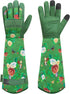 Gardening Gloves for Women, Rose Gloves Gardening Thorn Proof, Long Garden Gloves for Women, Durable and Comfortable Leather Gauntlet (Large, Gree...