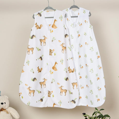 david's kids Micro Fleece Baby Sleep Sack 0-6 Months, Soft Baby Wearable Blankets with 2-Way Zipper, 2 Pack Sleeping Bags for Infant Newborn Boys ...