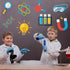 98Pcs Science Classroom Bulletin Board Decorations with Borders,Science Classroom Decor Paper Cutouts Teacher Must Haves Science Theme Back to Sch...