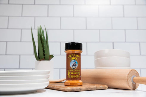 Sure Shot Sid’s Smokey Bacon Gunpowder Seasoning - Famous BBQ Rub Powder Grill Seasoning for Beef, Steak Meat, All-Purpose Seasoning Blend Dry Rub...