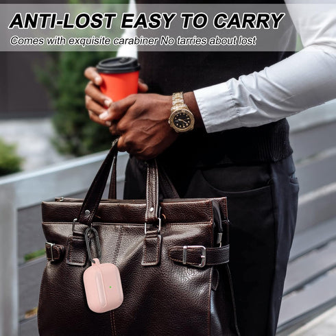 ORIbox Carbon Fiber Designed for Apple AirPods 3 Case, Full Protective Case Skin with Keychain...