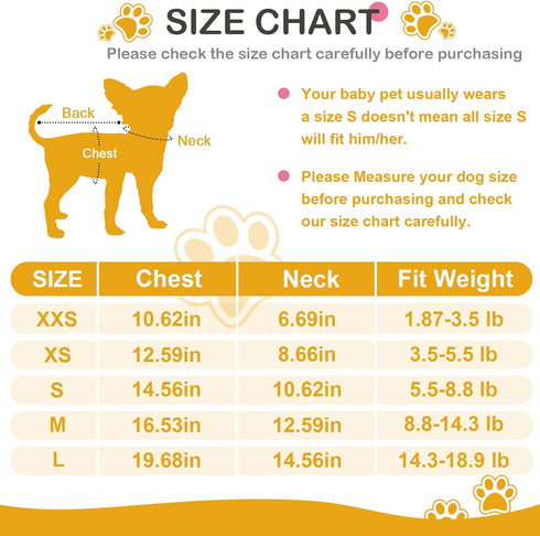 Winter Dog Dress Dog Sweaters for Small Dogs Cat Sweater Small Dog Sweaters Puppy Sweater Puppy Sweaters for Small Dogs (X-Small)...