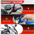 Motorcycle Front Brake Master Cylinder Brake Pump Tank Oil Cup Fluid Bottle Reservoir w/Bracket Aftermarket Part Compatible with for Suzuki GSXR 6...