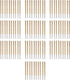 Spring Contact Probe, 100PCS Round Pogo Pins Stainless Steel Wire Mini Size with Brass Plunger for Circuit Soldering Projects...