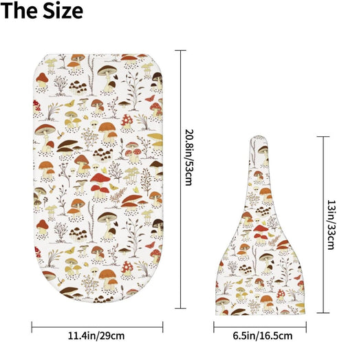 Mushroom Decor Botanical Newborn Swaddle Blankets Hat Sets Soft Stretchy Baby Stuff Receiving Blanket Gifts for Infant Baby Boy Girl...