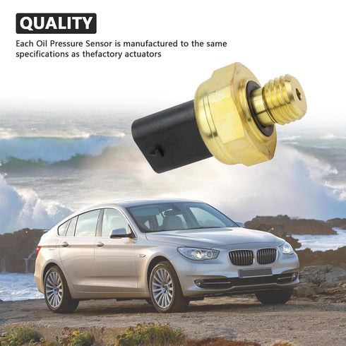 Engine Oil Pressure Sensor ompatible 2009-2019 for BMW X3 X5 M4 Z4 325i 328i 330i 335i 435i 535i 640i 740i Mini Cooper Replacement # 12617592532...