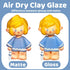 Clay Varnish for Air Drying Clay, 100ML Gloss Finish Air Dry Clay Glaze, High Gloss & Waterproof, and Scratch Resistant, Design for Air Dry Clay P...