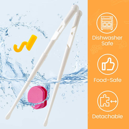 Kids Chopsticks, 2 Pairs Training Chopsticks for Toddler Beginners Baby Children Learning and Practice...