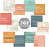 Positive Daily Affirmations Sticky Pad / 3.75" x 3.75" Custom Sticky Pad / 365 Unique Designs/Self Care Notes for A Year/Made in The USA...