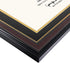 GraduatePro 8.5x11 Diploma Frame with Black Over Gold Mat or Display 11x14 Document Without Mat, CPA License Frame, UV Protection Acrylic, Mahogan...