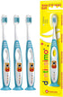 Premium Oral Care Kids Toothbrush for Gentle Cleansing, Ages 2-6, Colors May Vary, Pack of 3...