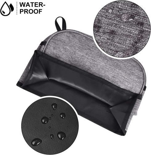 2 Slice Toaster Cover with Pockets, Small Appliance Cover can Hold Jam Spreader Knife & Toaster Tongs, Dust and Fingerprint Protection, Machine Wa...