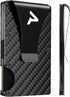 Card Holder Slim Wallet With Money Clip - RFID Blocking - Expandable to Hold 12 cards - Perfect For Any Occasion (Carbon Fiber Black)...