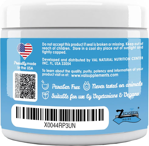 VAL Lombardi Transdermal Magnesium Cream 4oz (Jojoba Tuberose)...