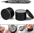 DINGPAI Candle Tin 18 Pcs, 4oz Candle Containers for DIY Candle Making, Black Color, Arts & Crafts, Storage and Holiday Gifts...