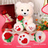 10 Inches Toy with Rose Plush Stuffed Animal Plush Valentine's Day Bear Toy Plush Puppy Dog with Heart Rose for Girlfriend, for Mother's Day Birth...