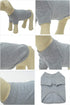 Lovelonglong Pet Clothing Dog Costumes Basic Blank T-Shirt Tee Shirts for Medium Dogs Gray XXL...