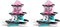 Beistle , 2 Piece Rock and Roll Record Cupcake Stand, 13.5", Multicolor...