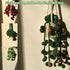 Cute Car Plant Accessories Cute Plant Crochet Car Mirror Suspension Accessories Orchid Potted Crochet Hand Woven Rearview Mirror Accessories (Y)...