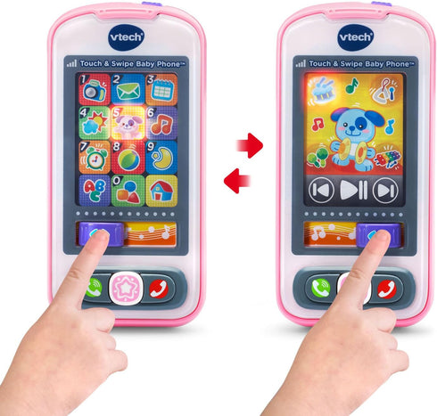 VTech Touch and Swipe Baby Phone, Pink...