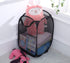 2 Packs Mesh Pop up Laundry Hamper (Black) with Portable Handles, Collapsible for Storage, Foldable Pop-Up Laundry Bags for Kids Room, College Dor...