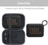 Case for JBL GO 4 GO 3 Portable Bluetooth Speaker, Eco Cover for JBL GO 4 Speaker with Adapter Slots, Waterproof and Dustproof Feature, Black - Ca...