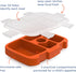 Bentgo® Kids Prints Tray with Transparent Cover - Reusable, BPA-Free, 5-Compartment Meal Prep Container with Built-In Portion Control for Healthy ...
