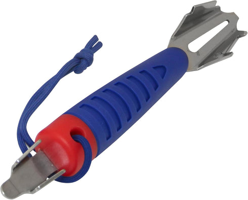 DeckMate 6-in-1 Boat Tool, Includes 2 Deck Keys, Shackle Key, Zipper Pull, Screwdriver, and Hex Tool...