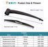 Rear Windshield Wiper Arm Blade Set 15232653 for Chevy Trailblazer 2007-2009, for GMC Envoy 2007-2009, for Buick Rainier 2006-2007, for Saab 9-7x ...