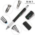 Zhanmai 16 Pieces Gift Pen Tool Pen 6 in 1 Multi Tool Pen with Ruler, Level Gauge, Ballpoint Pen and Pen Refills, Unique Gifts for Men (Black)...