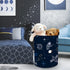 Clastyle 45L Spaceships Rocket Astronaut Nursery Hamper Outer Space Planet Clothes Toys Storage Basket with Drawstring...
