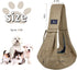 CUBY Dog and Cat Sling Carrier - Hands Free Reversible Pet Papoose Bag - Soft Pouch and Tote Design - Suitable for Puppy, Small Dogs Cats Outdoor ...