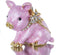 YU FENG Cute Piggy Jewelry Trinket Box Hinged Collectible Crystal Jeweled Pig Decor Animal Figurines...